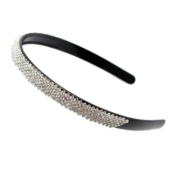 Shiny Clear Crystal Headband Luxury Har Accessories Diamante Prom Hairband For Women Girls Wedding Party - Image 2
