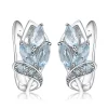 GEM'S BALLET 3.11Ct Natural Chrome Diopside Gemstone Stud Earrings 925 Sterling Silver Leaf Earrings for Women  Fine Jewelry - Image 9