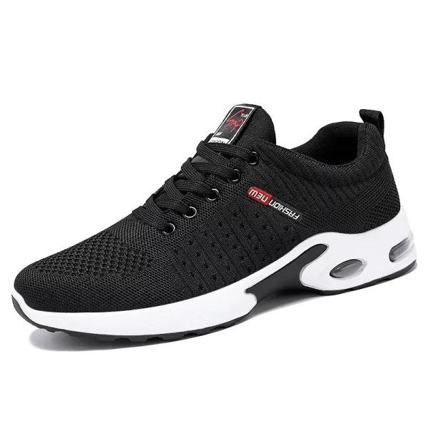Men's shoes spring new trend men's shoes breathable lace-up running shoes Korean version of light casual walking shoes men - Image 10