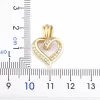 Nidin Fashion Creative Spiral Design Heart Pendant Necklace For Women Lovers Clavicle Chain Chocker Female Cute Zircon Jewlery - Image 2