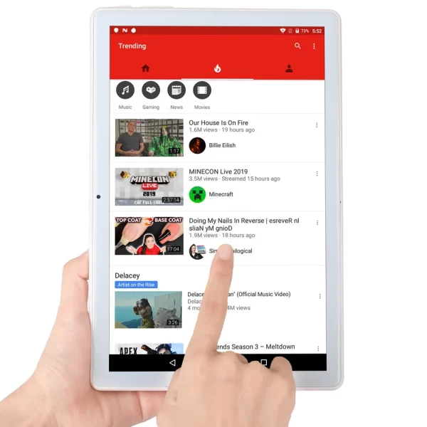 New 10.1 Inch Octa Core Tablet Pc 4GB RAM 64GB ROM Dual Card Android 9 Google Play WiFi Bluetooth 10 Inch Phone Call Tablets - Image 2