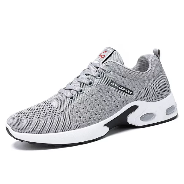 Men's shoes spring new trend men's shoes breathable lace-up running shoes Korean version of light casual walking shoes men - Image 9
