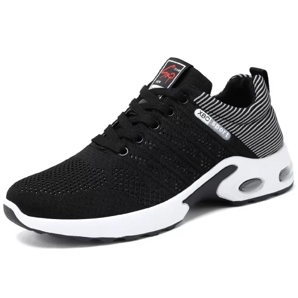 Men's shoes spring new trend men's shoes breathable lace-up running shoes Korean version of light casual walking shoes men - Image 11