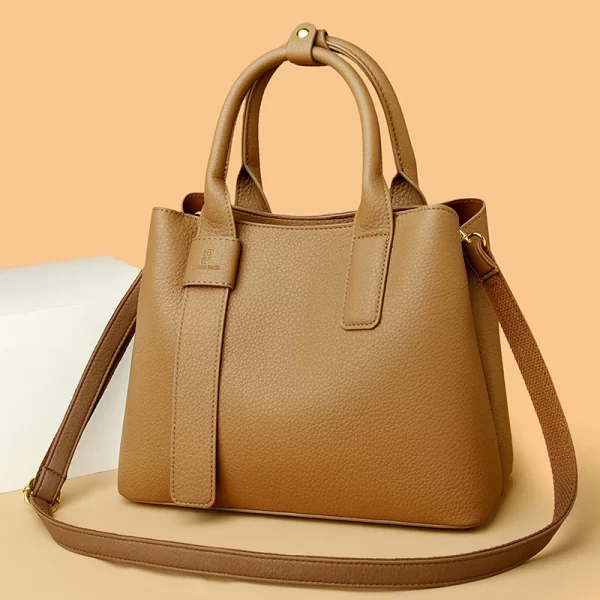 Fashion Handbags for Women Soft Leather Hand Bag Luxury Shoulder Bags Designer Large Tote Ladies Crossbody Messenger Bag Female - Image 4