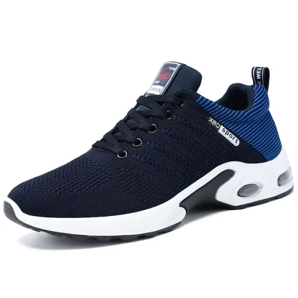 Men's shoes spring new trend men's shoes breathable lace-up running shoes Korean version of light casual walking shoes men - Image 7