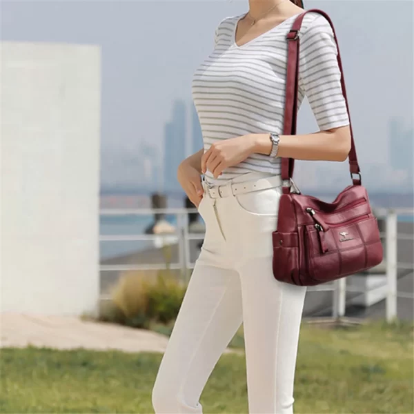 Genuine Brand Leather Sac Luxury Handbags Women Bags Designer Shoulder Crossbody Hand Bags for Women 2022 Purses and Handbags - Image 2