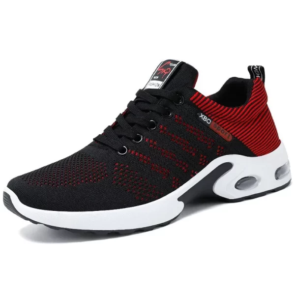 Men's shoes spring new trend men's shoes breathable lace-up running shoes Korean version of light casual walking shoes men - Image 8