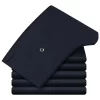 4 Colors 98% Cotton Casual Pants Men 2022 New Classic Style Straight Loose High Waist Elastic Trousers Male Brand Clothes - Image 10