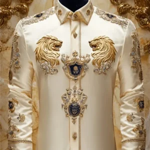 Men's Long Sleeved Shirt Lapel Design Fashionable Luxury Print Comfortable Soft plus Size for Social Parties Fast Delivery