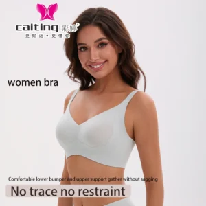 CAITING Underwire bra breathable good quality women underwear V-neck seamless women's bra for woman inner wears women