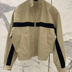 Women's Jacket 2026 Spring New Arrival Khaki Casual Loose Fit Stand Collar Outerwear Elegant Versatile Woman Clothes