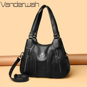 Large Capacity Women's Bag New Soft Leather Tote Bag Casual and Versatile Single Shoulder Bags for Woman Summer Style Handbags