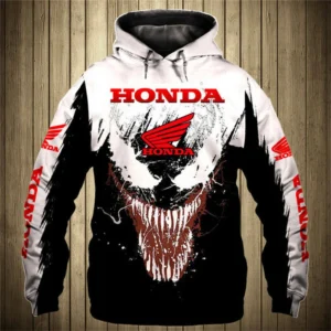 Honda Men's Hoodie 3D Printed Motorcycle Men's Hoodie Fashion Outdoor Sports Honda Racing Hoodie Oversized Honda Sportswear
