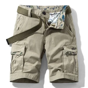 Summer Men New Cargo Shorts Mens Fashion Cotton Beach Multi Pocket Shorts Man Breathable Casual Joggers Shorts Male Dropshipping