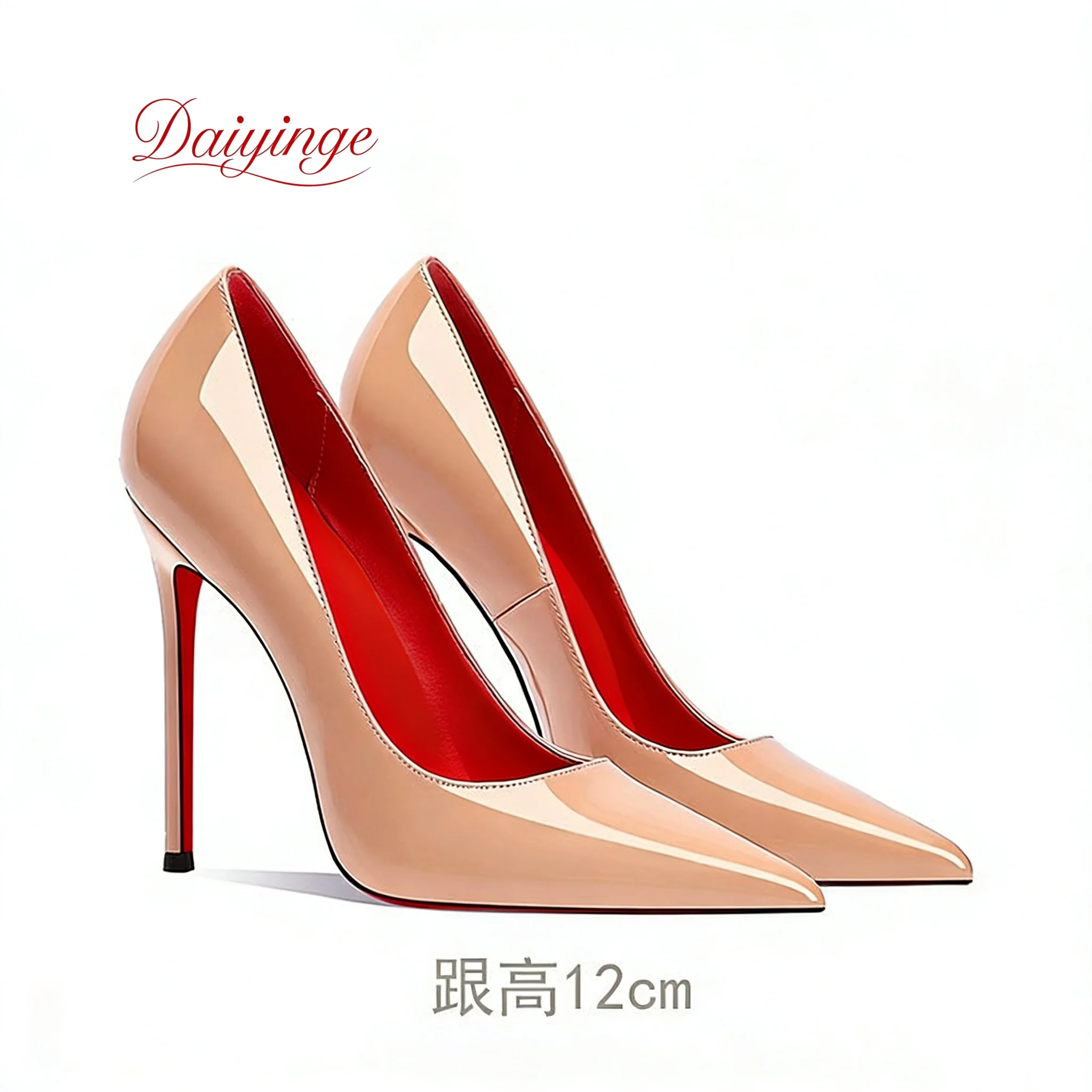 Shoes For Woman 2026 Trend Luxury Red Bottoms High Heels Pointed Toe Stiletto Pumps 12 cm Comfortable Party Dress Wedding Shoes - Image 11
