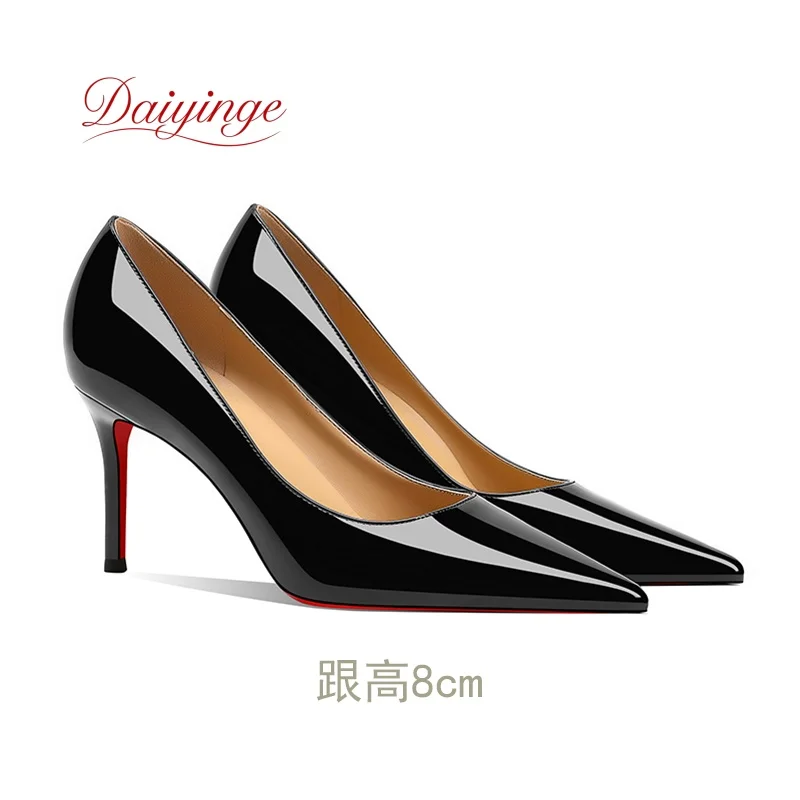 Shoes For Woman 2026 Trend Luxury Red Bottoms High Heels Pointed Toe Stiletto Pumps 12 cm Comfortable Party Dress Wedding Shoes - Image 9