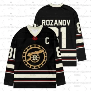 2026 mens New Heated Rivalry Hockey Jersey Long Sleeves Tee Men's Women Rozanov HOLLANDER v-neck T-shirt Unisex Tops Pullovers