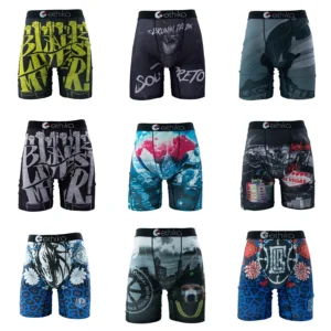 ETHIKA 1Pcs Men Underwear Boxershorts Breathable Mesh Crotch Mens Trunks Plus Size S-3XL Man Swimming Underpants Men's Panties