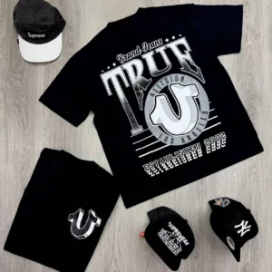 Men's Trendy Brand High-quality New Letter Print Comfortable and Breathable Round Neck T-shirt Summer Outdoor Street Soft Top