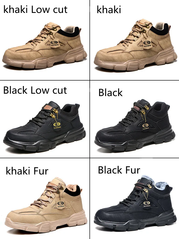2024 Work Safety Shoes Men Lightweight Safety Boots Indestructible Work Sneakers Women Kevlar Insole Protective Steel Toe Shoes - Image 5