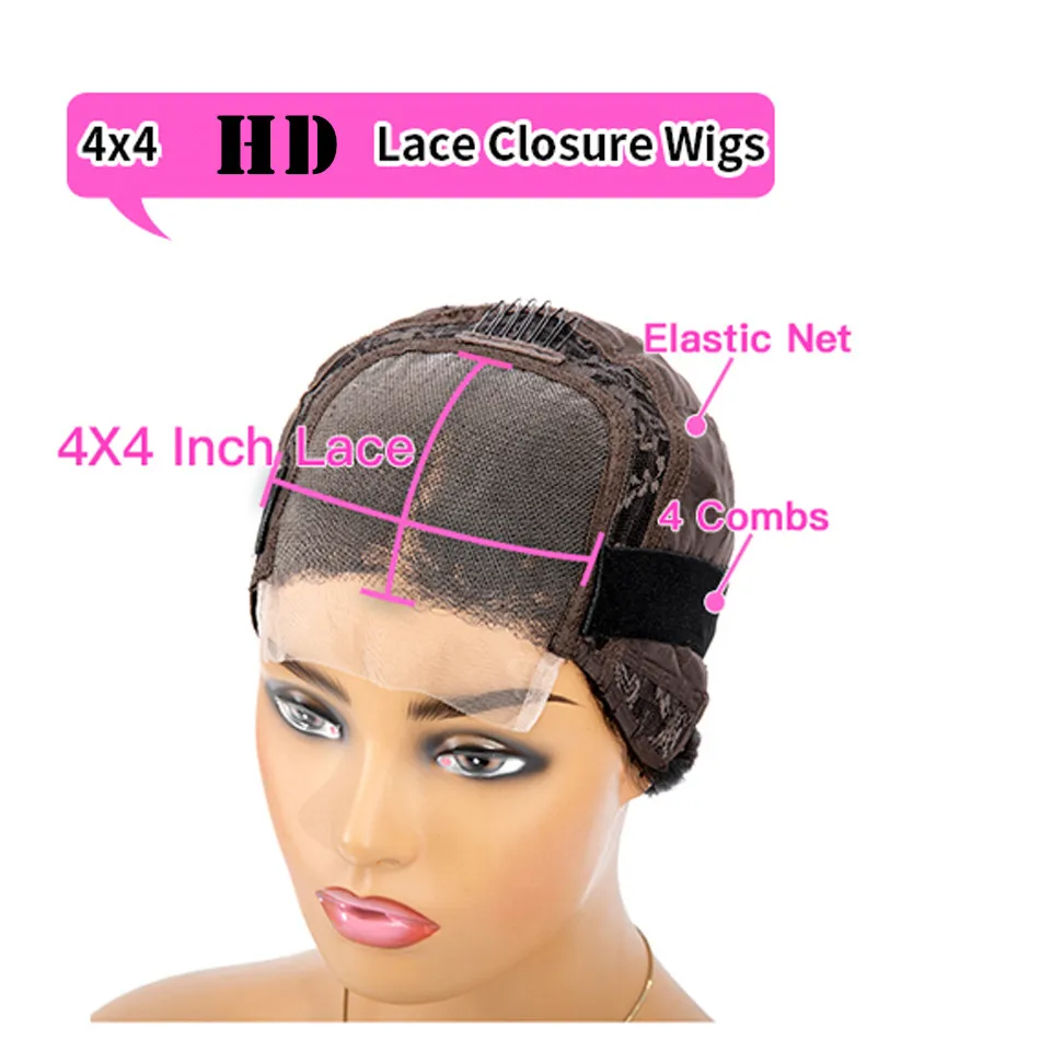 Brown Blonde Balayage Human Hair Glueless Lace Short Bob Wigs 13x4 Silk Top Lace Front Wigs Bleached Knots 360/Full Lace Wigs - Image 9