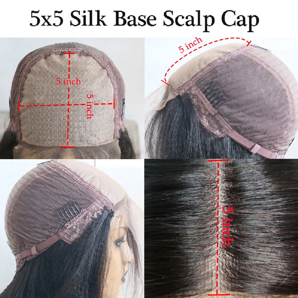 Brown Blonde Balayage Human Hair Glueless Lace Short Bob Wigs 13x4 Silk Top Lace Front Wigs Bleached Knots 360/Full Lace Wigs - Image 12