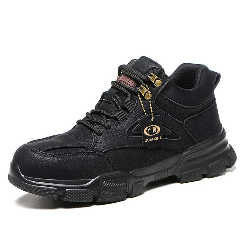 2024 Work Safety Shoes Men Lightweight Safety Boots Indestructible Work Sneakers Women Kevlar Insole Protective Steel Toe Shoes - Image 2