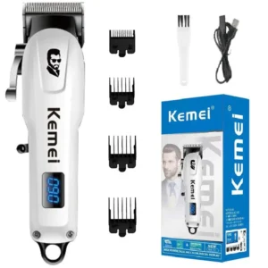 Kemei Mini Powerful Cordless Hair Clipper Electric Professional Barber Hair Trimmer Beard Hair cutting Machine Rechargeable