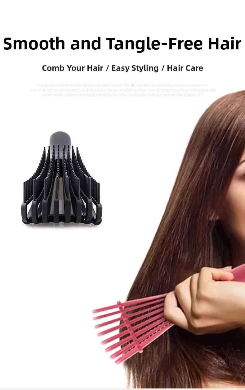 Hair Comb Detangling Brush Scalp Massage Hair Brush Detangler Brush for Curly Hair Thick Octopus Hairbrush Women Men Salon - Image 6