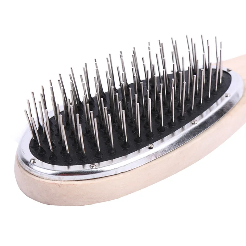 Professional Brush For Wig Anti Static Steel Comb for Tangle Hair Extensions Training - Image 4