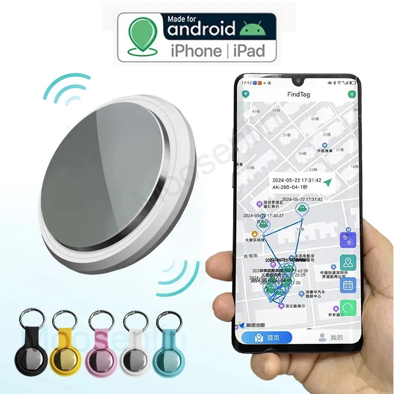 2026 GPS Bluetooth Airtag Smart Works With Android and iOS System Mini Locator Tag Tracker Finder