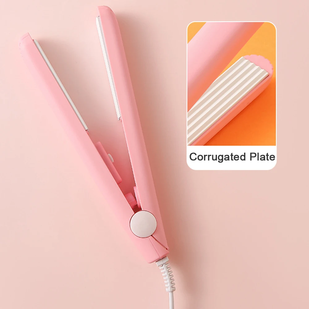 2024 Best Sell Mini Hair Curler Fluffy Splint Flat Iron Curling Corrugated Plate Pro Electric Hair Crimper For All Hair Lengths - Image 9