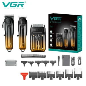 VGR Hair Trimmer Professional Electric Shaver Adjustable Trimmer Barber Clippers Beard Trimmer Razors Foil Shaver for Men V-644