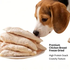 200g Freeze-Dried Chicken Breast – Dog & Cat Snack, Nutritious & Yummy