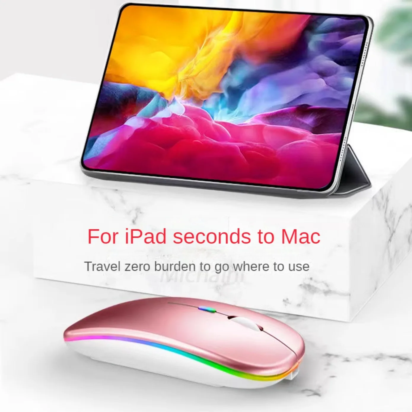 Wireless Mouse For Laptop PC Bluetooth Rechargeable Mouses Wireless Computer Silent Mice LED Backlit Ergonomic Gaming Mouse - Image 4