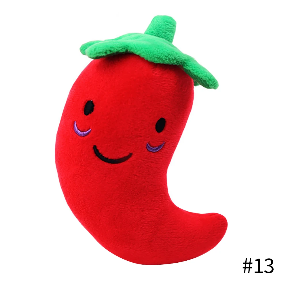 1Pc Pet Toys Fruit Animals Cartoon Dog Toy Stuffed Squeaking Cute Plush Puzzle for Dogs Cat Chew Squeaker Squeaky Toy - Image 18