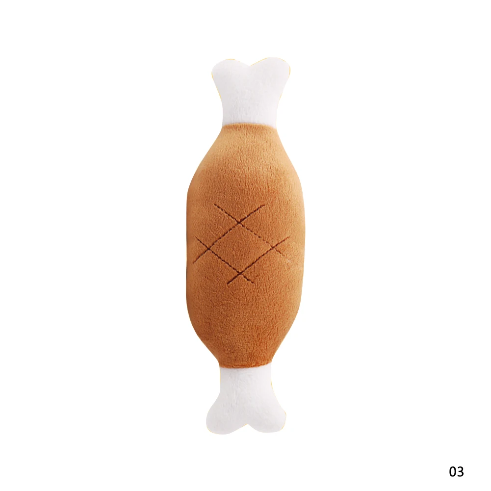 1Pc Pet Toys Fruit Animals Cartoon Dog Toy Stuffed Squeaking Cute Plush Puzzle for Dogs Cat Chew Squeaker Squeaky Toy - Image 8