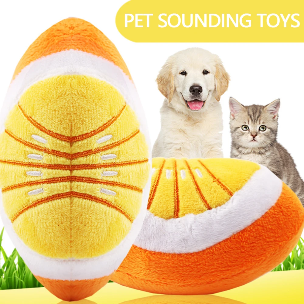 1Pc Pet Toys Fruit Animals Cartoon Dog Toy Stuffed Squeaking Cute Plush Puzzle for Dogs Cat Chew Squeaker Squeaky Toy - Image 4