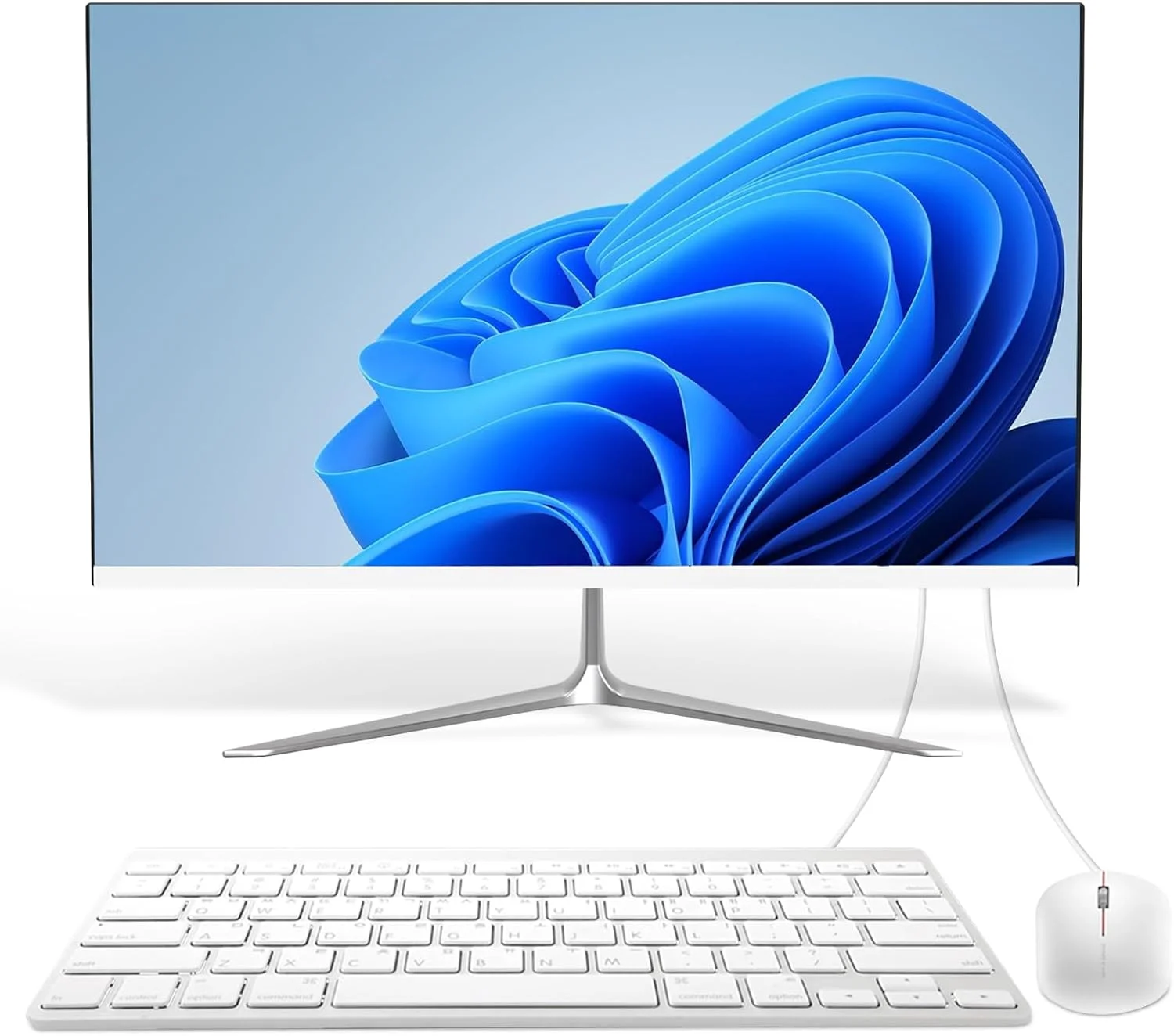 22/24/27 Inch All-in-One Desktop PC with Full HD Touchscreen LCD Display Intel Core Processor I3/I5/I7 Win11 Optional