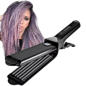 6 Teeth Hair Corrugated Iron For Volumizing And Fluffy Hairstyles Crimping Iron Anti Static Ceramic Hair Crimping Styling Tool