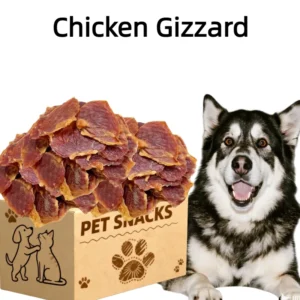 Pet Treats ,Sliced Chicken Gizzards – Dog Chew Treats & Teeth Cleaning Snacks 400g