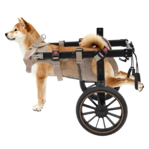 Adjustable Pet Trolley Pet Dog Wheelchair Rehabilitation Walking Aid Cart Portable Walk Trolley Tools for Hind-Leg Support