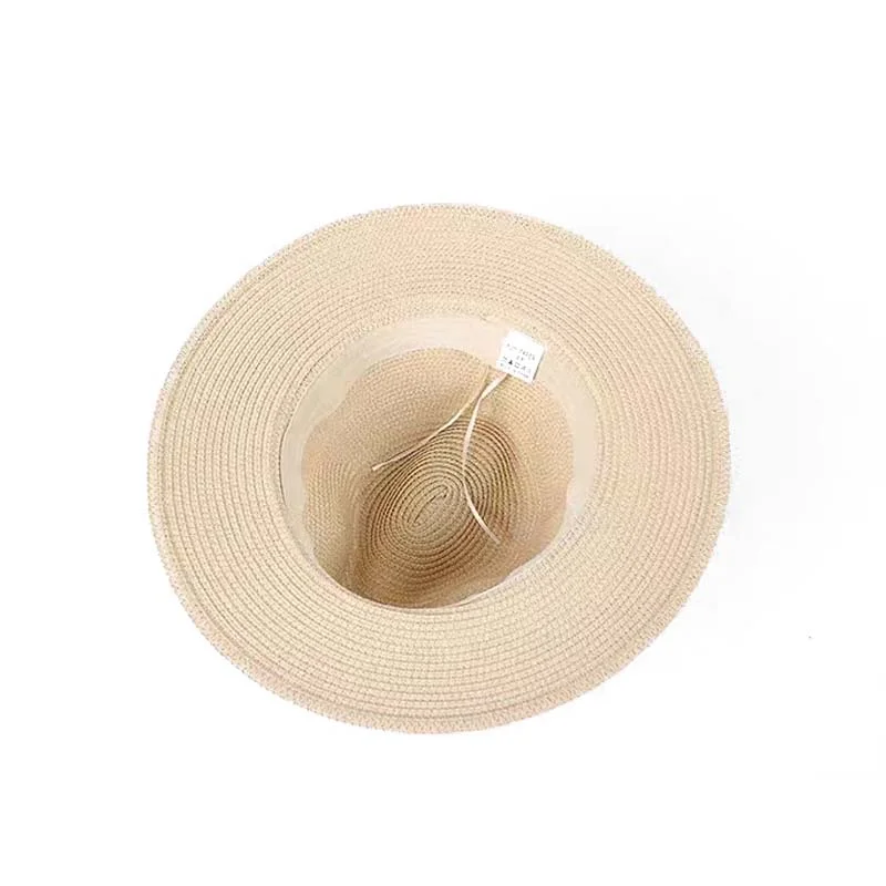 Male Foldable Big Head Straw Hat Panama Summer Outdoors Cowboy Hat Sandy Beach Sun Hats Man Plus Size Fedora Hat 57CM 60CM 64CM - Image 5