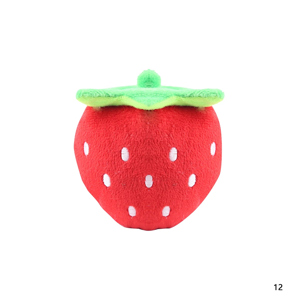 1Pc Pet Toys Fruit Animals Cartoon Dog Toy Stuffed Squeaking Cute Plush Puzzle for Dogs Cat Chew Squeaker Squeaky Toy - Image 19