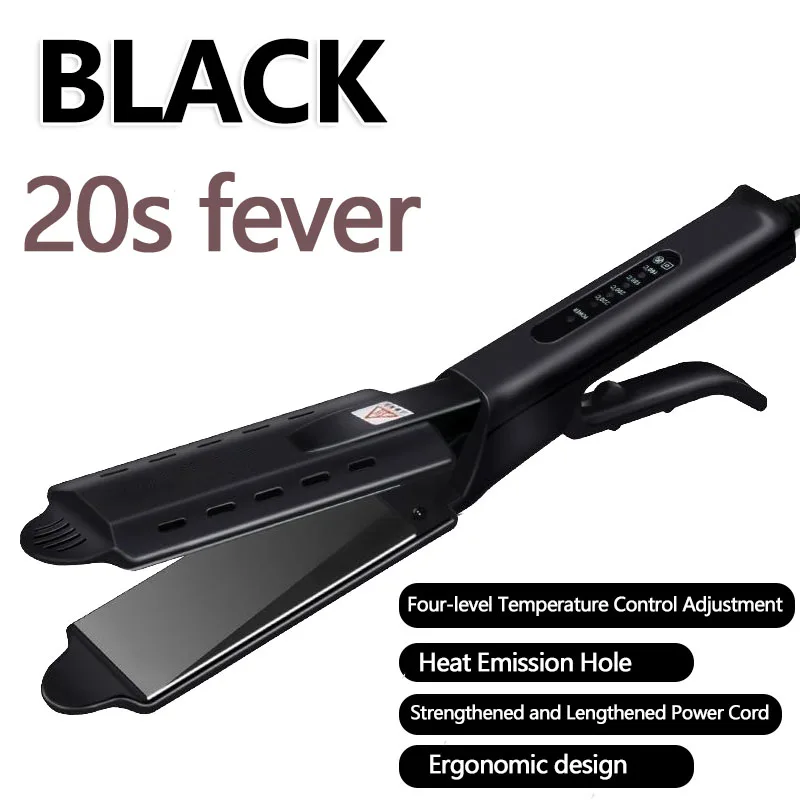Dual Use Hair Straightener Curling Iron 4 Temperature Settings Portable Styling Tool for Straightening Curling Air Bangs - Image 10