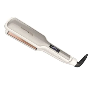 Advanced Ceramic Flat Iron 10.8x2.2 Inch Plates, Professional Hair Styler for Smooth & Shiny Locks.