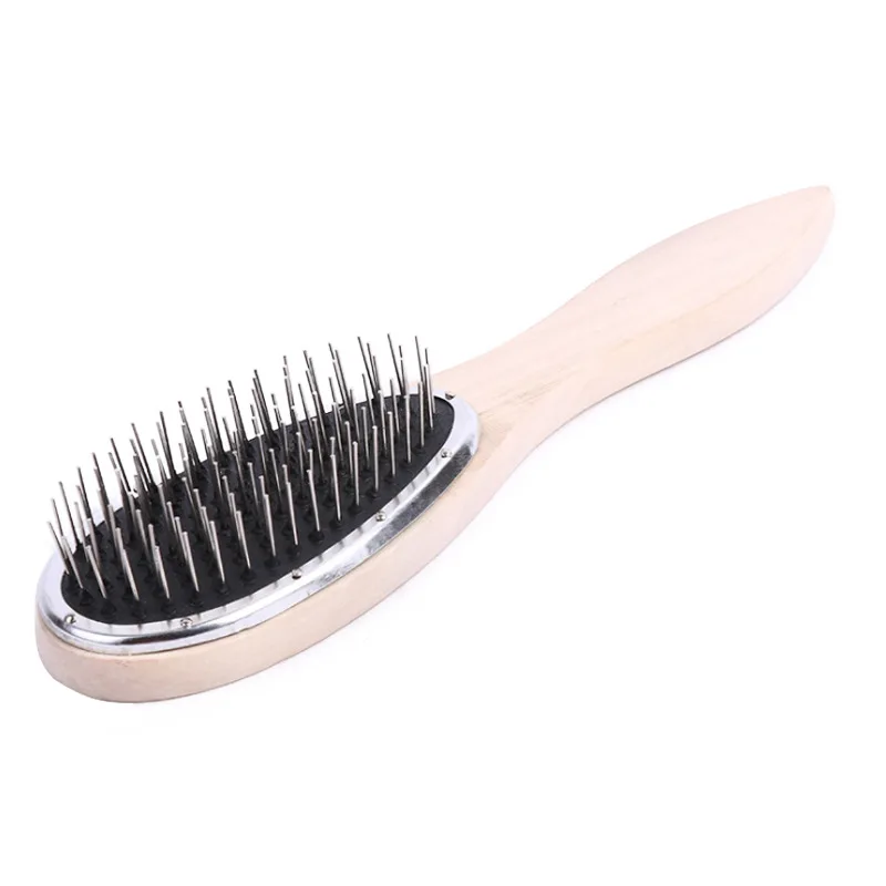 Professional Brush For Wig Anti Static Steel Comb for Tangle Hair Extensions Training - Image 2