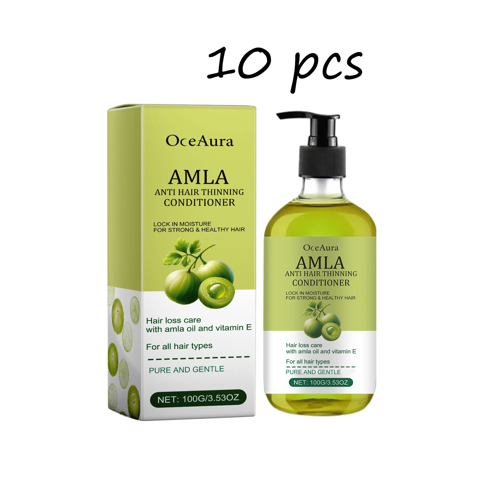 100G Amla Hair Conditioner Daily Moisturizing & Nourishing Repair Cracked Improve Smoothness Reduce Spilt End Hair Conditioner - Image 7