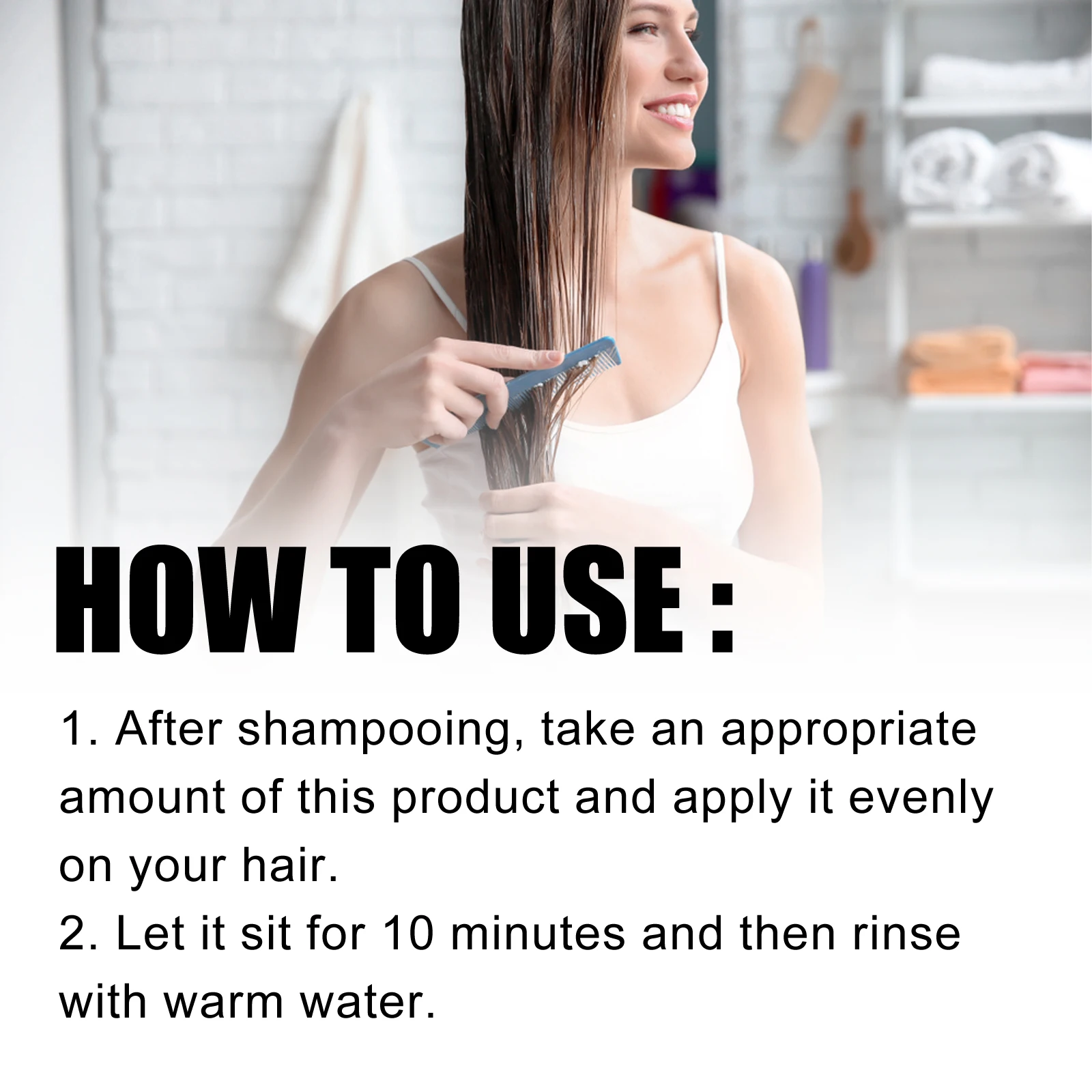 100G Amla Hair Conditioner Daily Moisturizing & Nourishing Repair Cracked Improve Smoothness Reduce Spilt End Hair Conditioner - Image 5