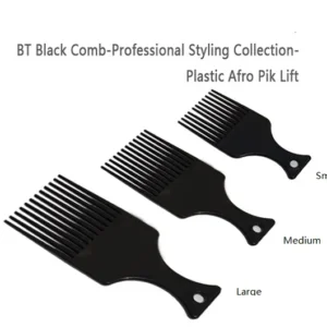 Salon Use 3 Size Black African American Pick Comb Hair Combs Afro Hair Comb For Hairdressing Styling Tools DIY Hair Tool LZN0037